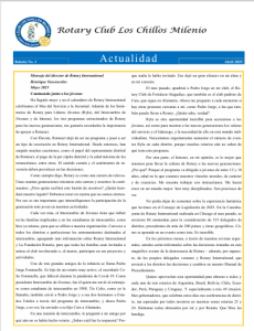 Boletín No. 1 - Abril 2025